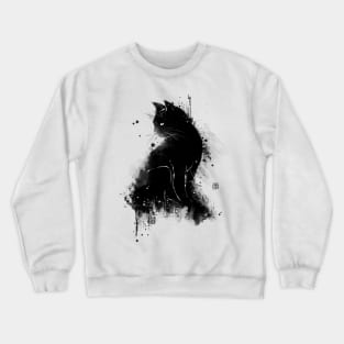 Inky cat Crewneck Sweatshirt